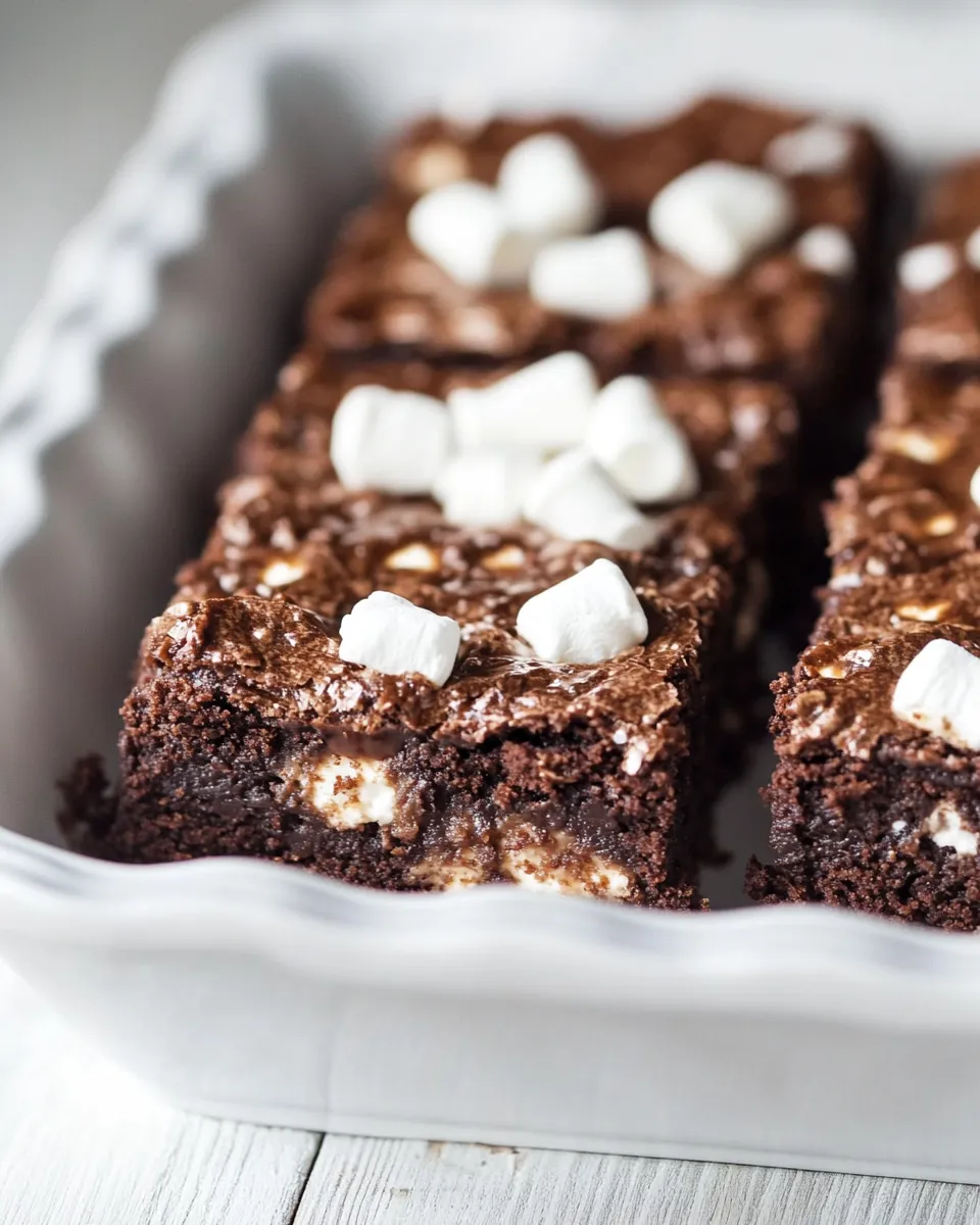 Frosted Marshmallow Brownies: The Irresistible Mississippi Mud Treat